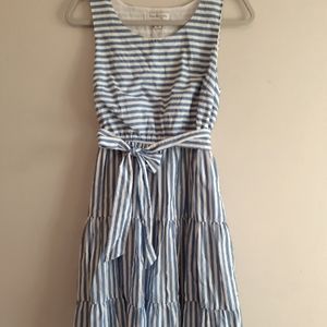 Kim Roger's size PS blue striped dress